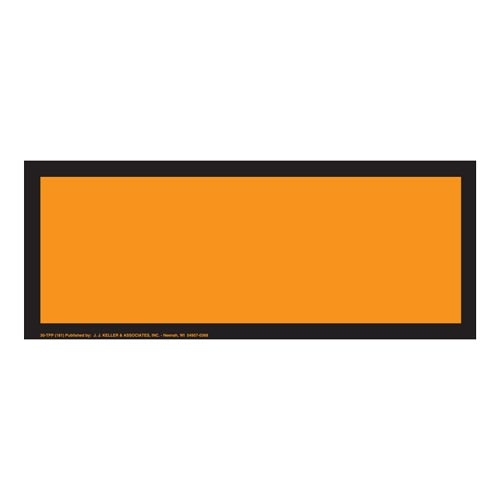 Blank Orange Panel