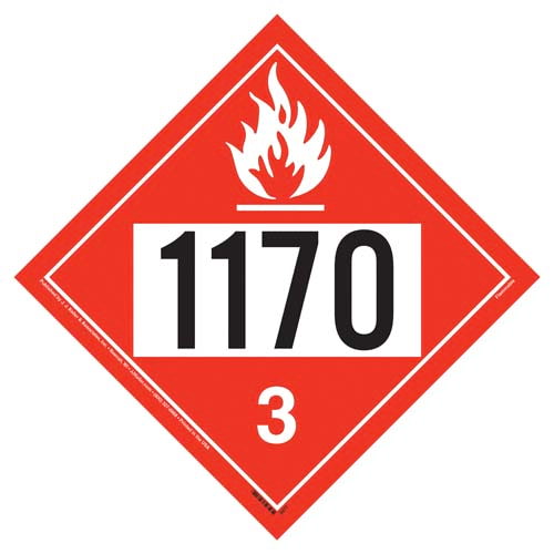 1170 Placard - Class 3 Flammable Liquid